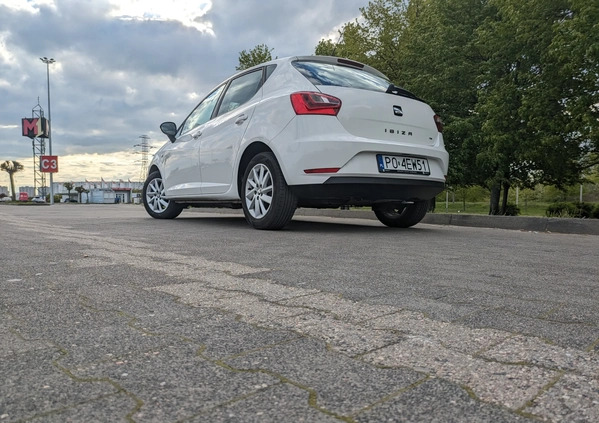 Seat Ibiza cena 26999 przebieg: 142000, rok produkcji 2014 z Poznań małe 106